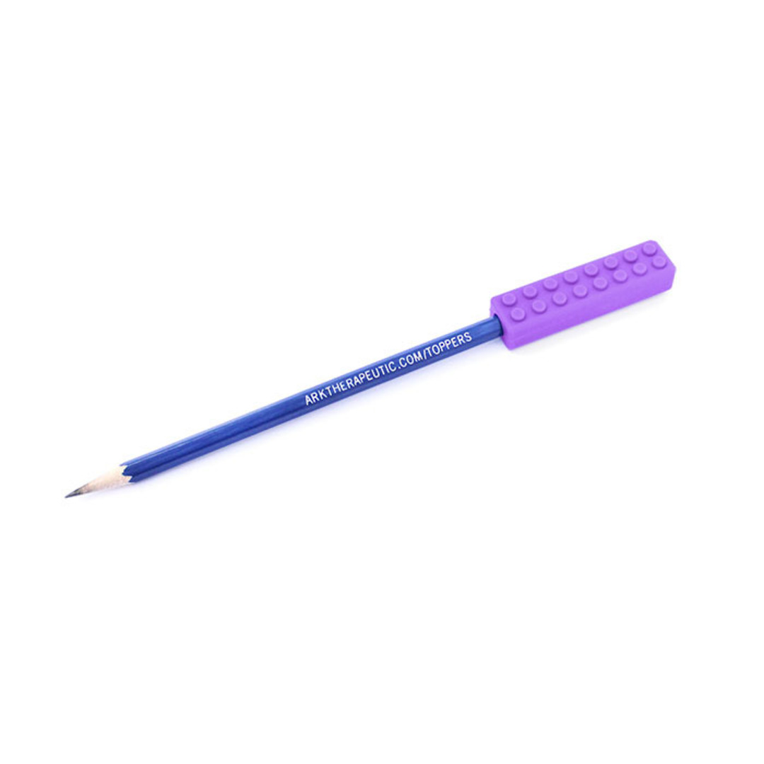 Brick Stick™ Chewable Pencil Topper - Purple XXT image 0